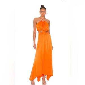 Elliatt brand orange me is dress: Visitant Maxi Dress